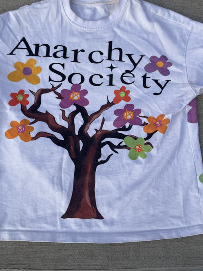 Anarchy society oversized tee